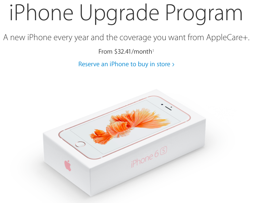 Суть работы системы iPhone Upgrade Program